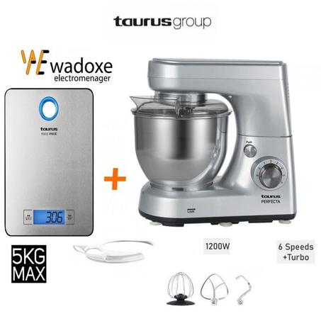 عجانة كهربائية PERFECTA 1200WAT + ميزان المطبخ الرقمي - TAURUS GROUP