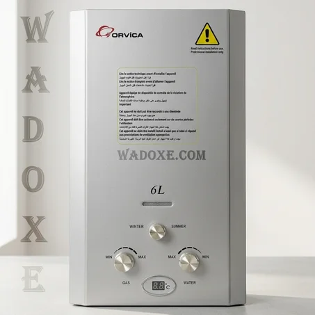 سخان مياه غاز أوتوماتيك 6 لتر - الحل الأمثل لحياة عصرية ومريحة - orvica