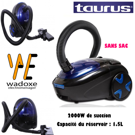 مكنسه كهربائيه سلكيّة تعمل بمحرك قوي إقتصادي  - TAURUS