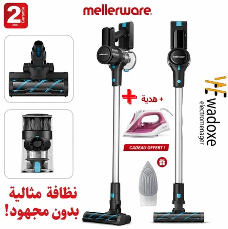 مكنسة كهربائية VC MVCC150 لاسلكية + هدية مكواة بخار قوية
