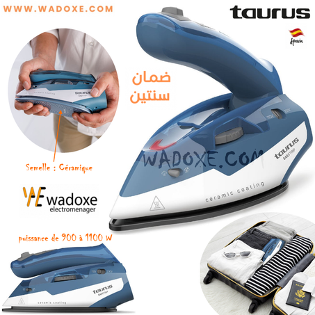 مكواة بُخار للمحترفين من سيراميك، الخيار المثالي للسفر في جميع أنحاء العالم - TAURUS