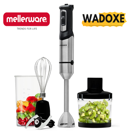 خلاط يدوي  قوي متعدد الوظائف 3في1 1000واط خاص بالمحترفين  - Mellerware