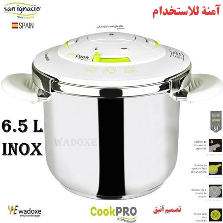 قدر الضغط Lifecook من San Ignacio – ستانلس ستيل 6.5 لتر (قطر 22 سم)