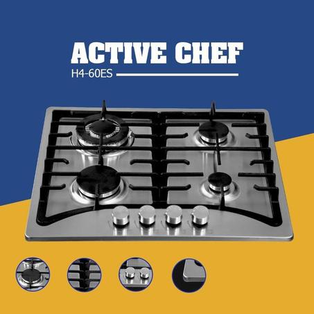 صفيحة غاز مدمجة  إنوكس - مقود نار من لافونت  - ACTIVE CHEF