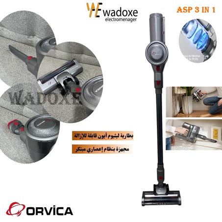 مكنسه كهربائيه أنيقة 3في1 بدون سلك  بطاقة قوية - ORVICA