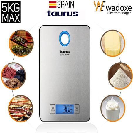 ميزان مطبخ إيزي إينوكس : المقياس الرقمي الملكي - TAURUS