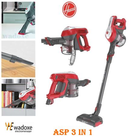 مكنسه كهربائيه أنيقة 3في1 بدون سلك بطاقة قوية  - HOOVER