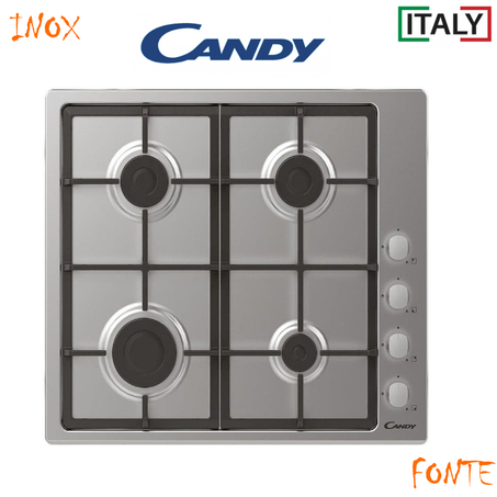 صفيحة غاز  Plaque de Gaz Encastrable  مدمجة إنوكس  -  CANDY FONTE