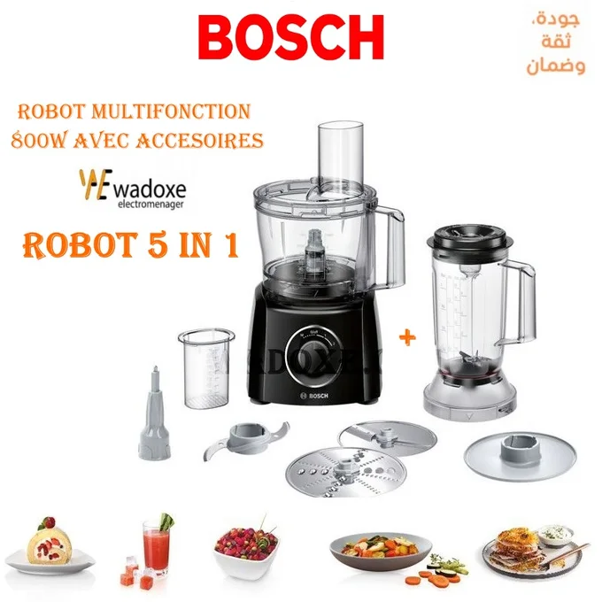 BOSCH Robot Multifonction MultiTalent 3 - MCM3201B - 2,3 L - Noir - Electroménager