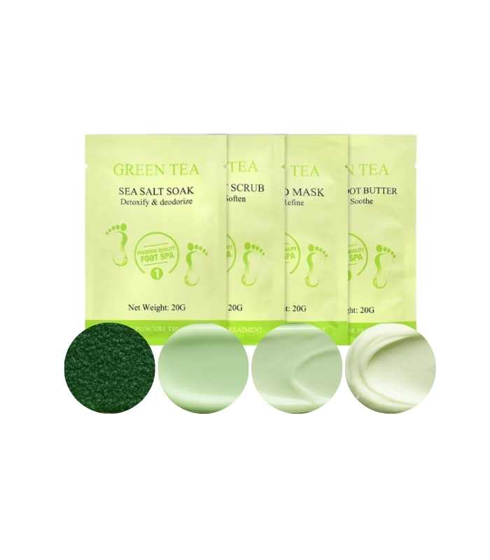 Kit pédicure 4 étapes – Thé vert
