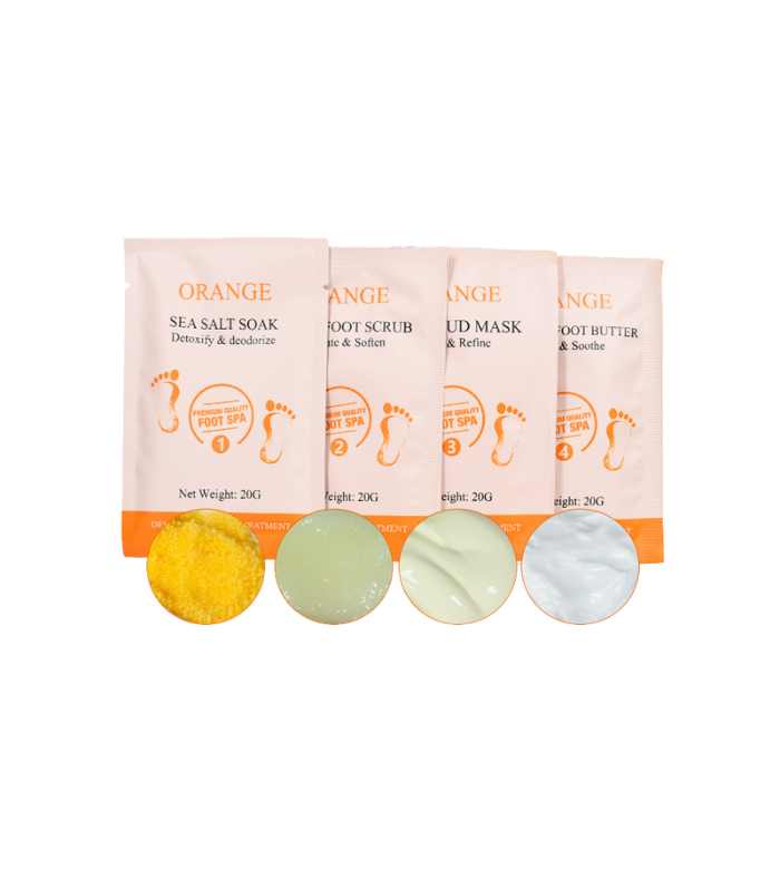 Kit pédicure 4 étapes – Orange & Vitamine C