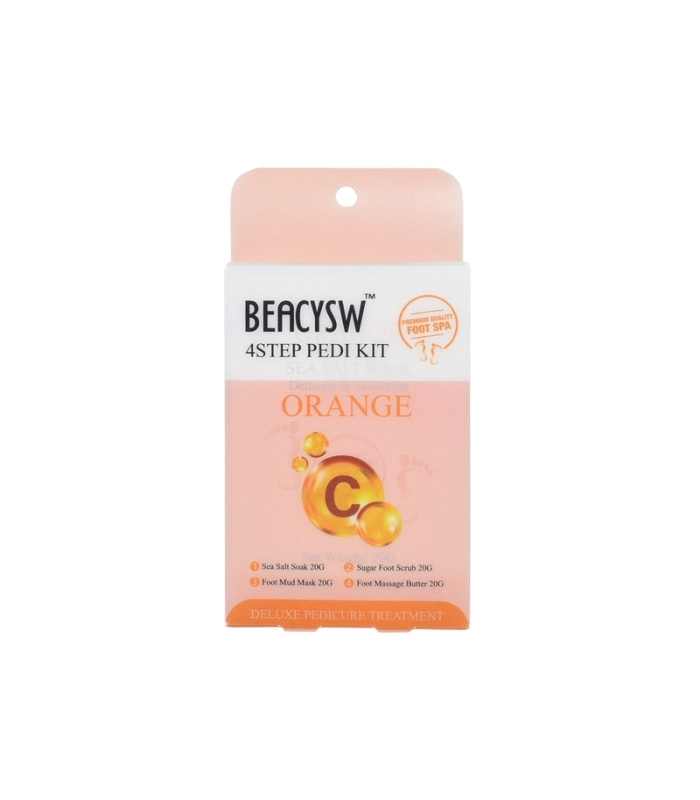 Kit pédicure 4 étapes – Orange & Vitamine C