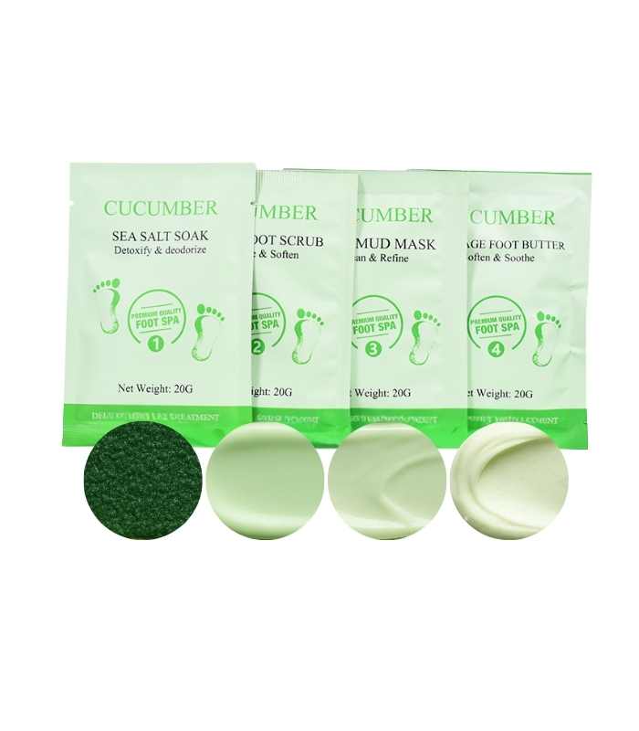 Kit pédicure 4 étapes – Concombre