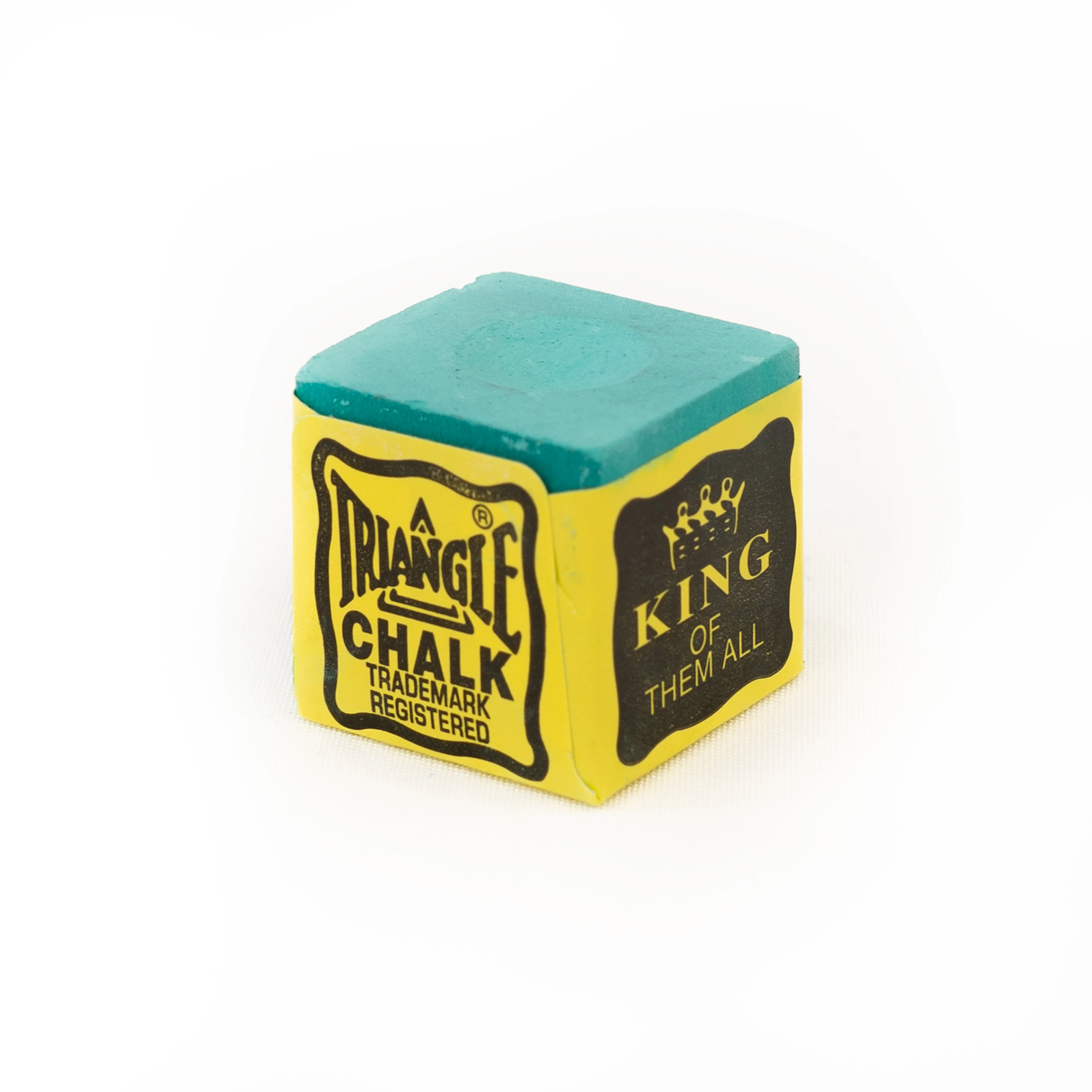 Triangle Pool Chalk – Green, 1 Piece | Reliable Cue Tip Chalk for Smooth Shots