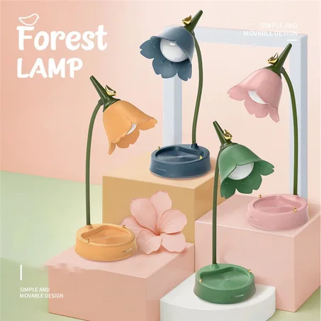 Forest Lamp Flower LED Desk Lamp Multi-function