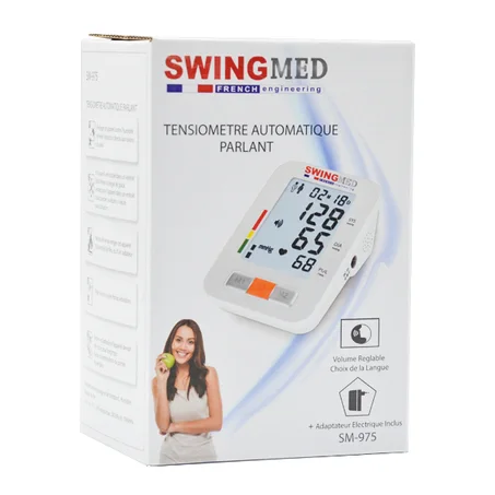 Swingmed Tensiomètre Automatique Parlant + Adaptateur‏