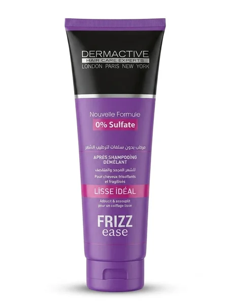 Dermactive Aprés shampooing démelant  Nouvelle formule  0% sulfate lisse idéal pour cheveux frisottants et fragilisés 250 ml