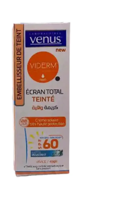Venus VIDERM ÉCRAN TOTAL TEINTÉ SPF 60‏
