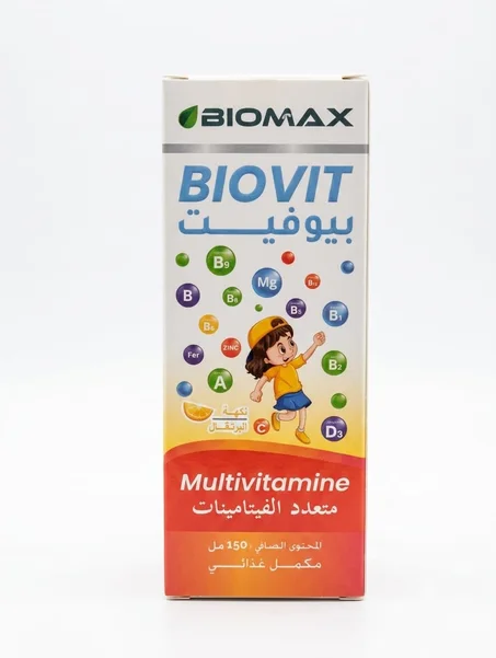 BIOMAX BIOVIT Multivitamine complément alimentaire sirop saveur d'orange *150 ml