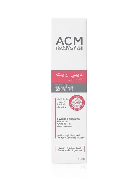 ACM Dépiwhite active Gel gel unifiant anti-taches peaux mixte à grasses 40ml