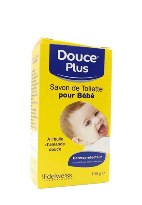 Douce plus savon de toilette pour bébé 100g‏