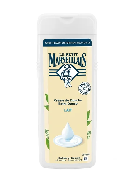 Le petit Marseillais créme de douche extra douce Lait hydrate &nourrit 400ml
