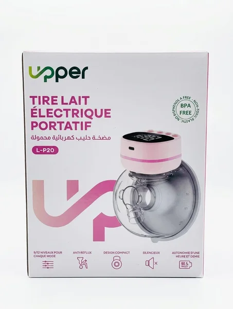 UPPER tire lait électrique portatif L-P20 BPA FREE