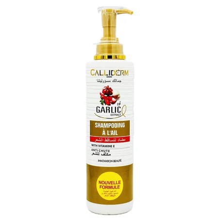 Calliderm Shampooing Garlic Extract à L'ail Anti Chute 500mL