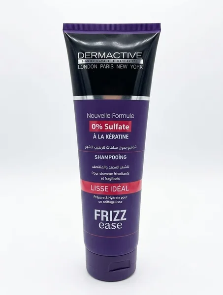 DERMACTIVE SHAMPOOING nouvelle formule 0% Sulfate à la kératine pour cheveux frisottants et fragillisés 250 ml