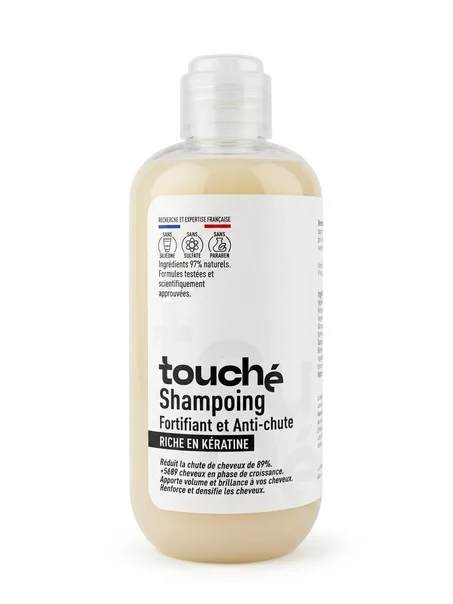 touché shampoing fortifiant et anti-chute riche en kératine