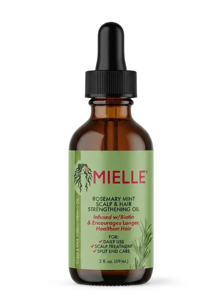 MIELLE rosemary mint scalp & hair strngthening oil 59ml