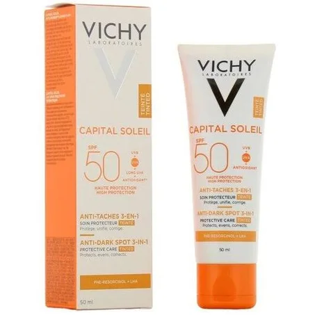 +VICHY CAPITAL SOLEIL Soin anti-taches teinté 3-en-1 SPF50