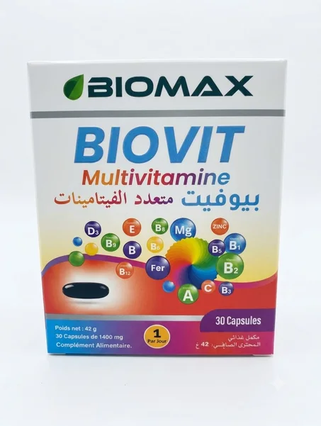 BIOMAX BIOVIT Multivitamine complément alimentaire *30 capsules