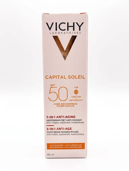 VICHY Capital soleil SPF50+ 3-In-1 anti-aging (niacinamide+hyaluronic) 50ml
