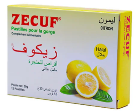 ZECUF PASTILLE GOUT CITRON
