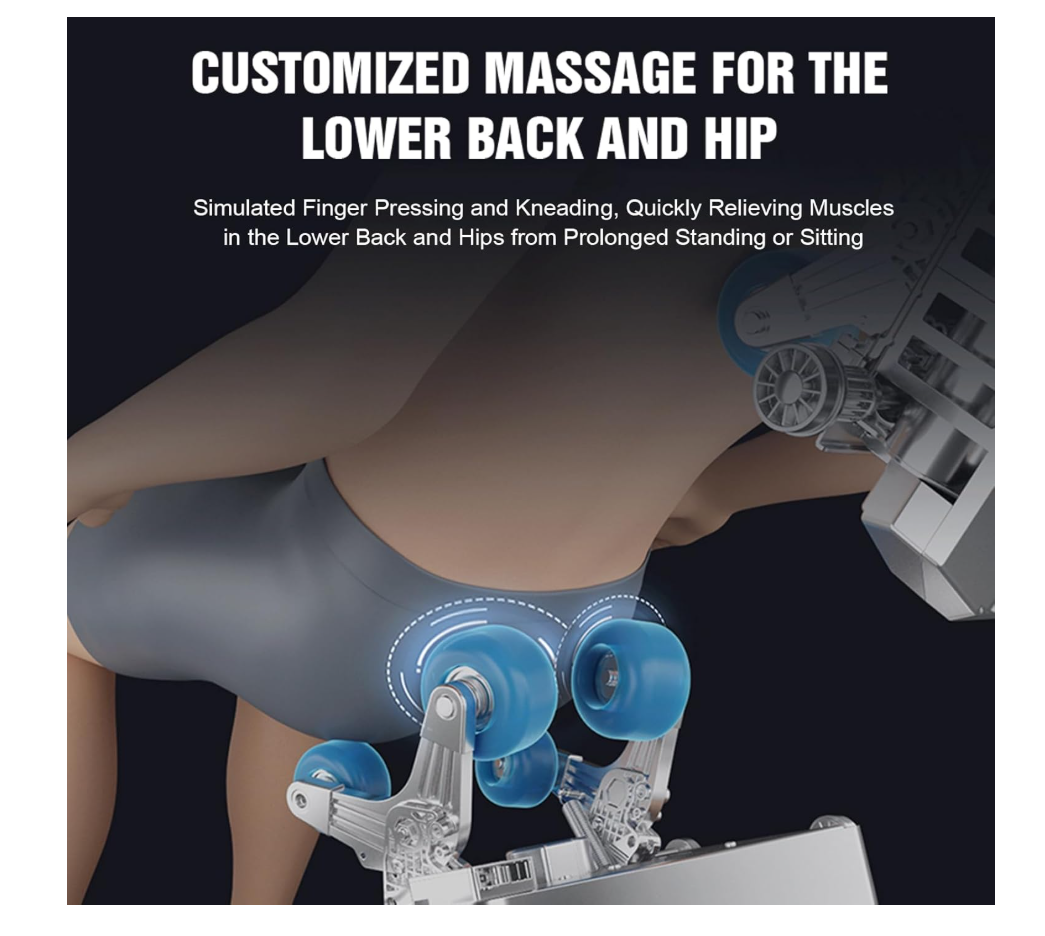 Alfine A688 Heaven Duet Massage Chair-4D & 3D Dual-Mechanism Zero Gravity Recliner with Yoga Stretch and Electric Automatic Footrest Extension-Full Body Relaxation, 20 Modes, AI Voice Control