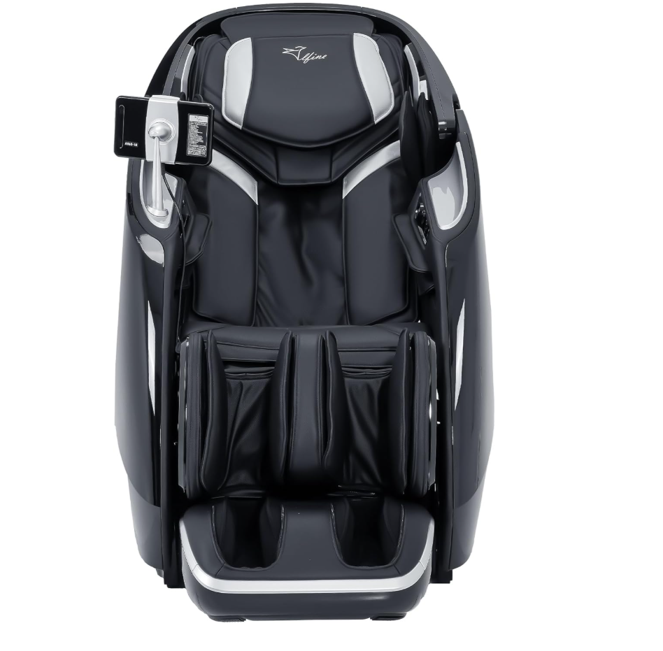 A860 Full Body 4D Massage Chair-Health Detection,Dual-Core System, 125°-166° i-Open Flexible Rail,Top Grain Genuine Cowhide,Customizable Programs,APP Control, AI Voice Control, 20+5 Modes(Dee