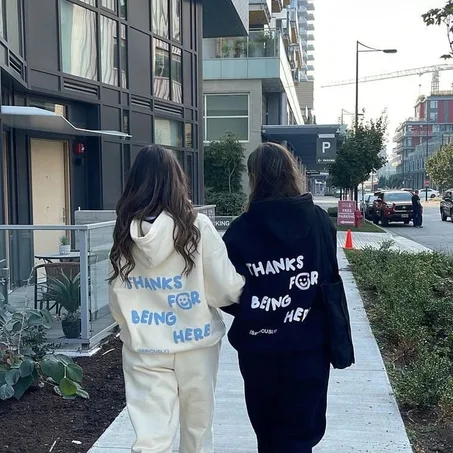 hoodie THANKS FOR BEING HERE