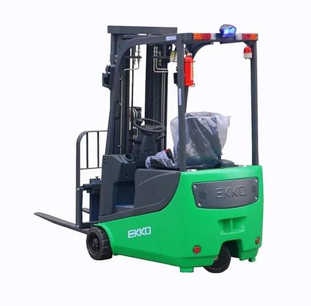 EKKO EK15A-189LI 3-Wheel Electric Forklift, 3300 lbs Cap., 189” Lift Ht.