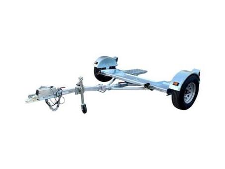 Galvanized Stow and Go Folding Car Tow Dolly with Surge Brake RV Trailer 4900 lb 2