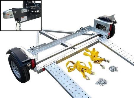 Galvanized EZ Haul Car Tow Dolly With Hydraulic Brakes