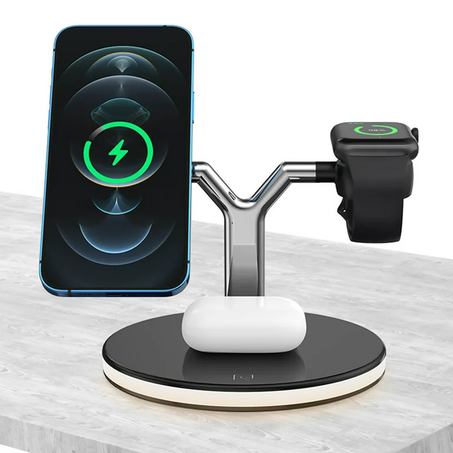 شاحن لاسلكي 3 في 1