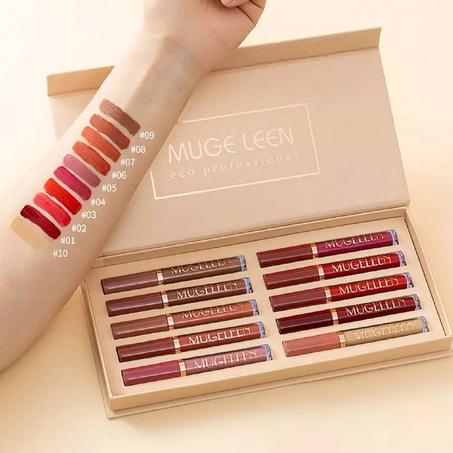 UN COFFRET DE ROUGE À LÈVRES -10pcs-