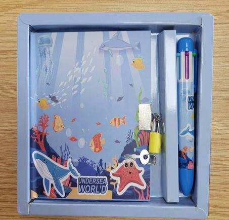 COFFRET CARNET ET STYLO POUR ENFANTS