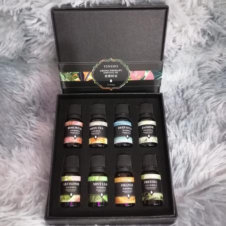 COFFRET DE 8-HUILES ESSENTIELLES