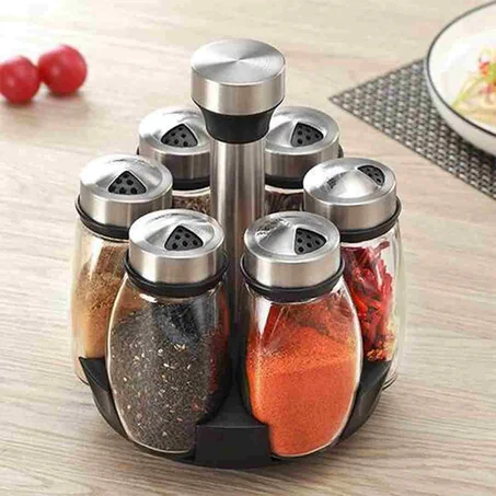 ENSEMBLE DE 6 POTS À ÉPICES