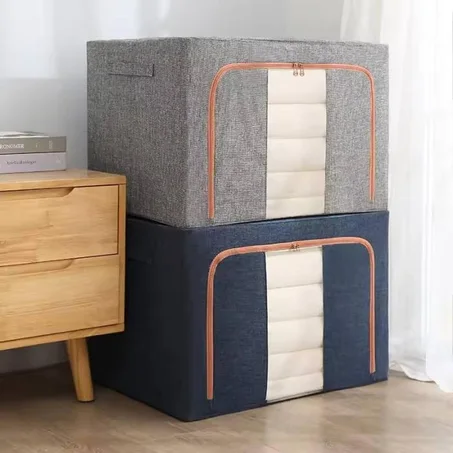 SAC DE RANGEMENT PLIABLE  AVEC CADRE EN ACIER