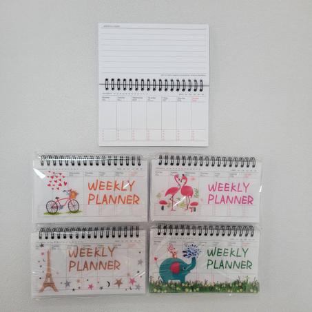 PLANIFICATEUR HEBDOMADAIRE-50 SEMAINES-100PAGES