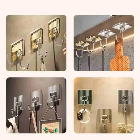 LOT DE 3 CROCHETS MURAUX