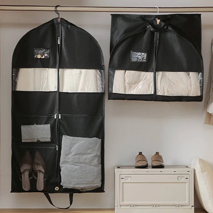 72 Vêtements Housse Sacs Vêtements Manteau Long Sacs Robe avec Poignée